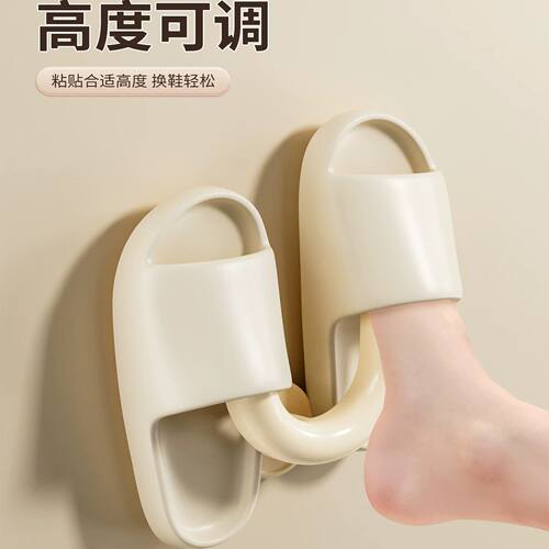 挂钩免打孔强磁铁磁吸圆形收纳多用途强力门后冰箱卫生间粘钩挂r - 图2