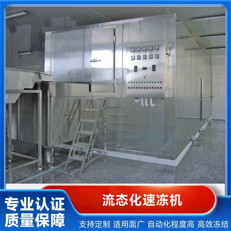 连续式流态化速冻机玉米粒毛豆仁青豌豆青刀豆草莓芒果单体冻结机 - 图0