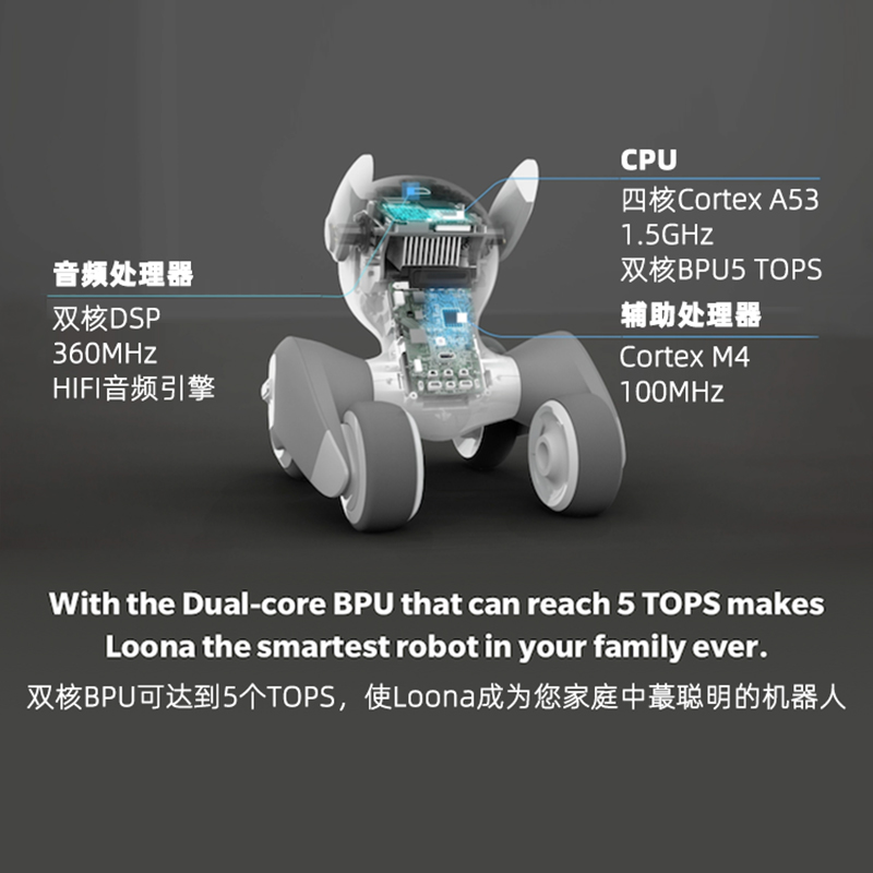Loona智能机器宠物人狗陪伴互动编程拥有人脸识别情感感知电子狗 - 图2