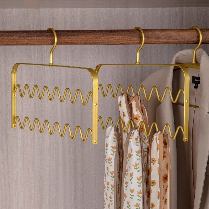 丝巾架家用层防滑铝合金波浪挂架吊带内衣无痕挂衣架,淘宝优惠券,粉丝福利购,淘宝优惠卷