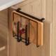 Multifunctional hanging cabinet rack kitchen hanging cabinet hook chopping board rack pot lid rack storage storage rack chopping board storage
