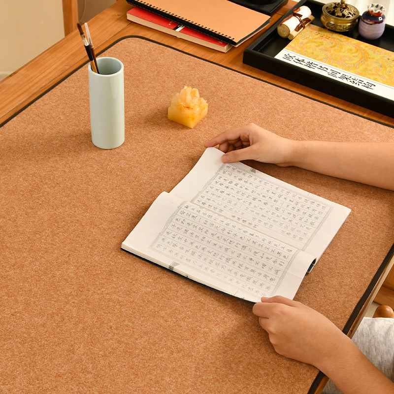 书法毛毡垫羊毛毡垫书法专用包边书画毡子垫写毛笔字垫的毛毡文房四宝国学摆件毛笔垫子定制书法毡子,淘宝优惠券,粉丝福利购,淘宝优惠卷