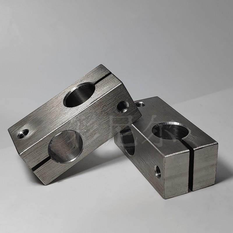 不锈钢十字型连接件光轴十字夹连接块锁紧固定块垂直固定夹交叉夹 - 图2