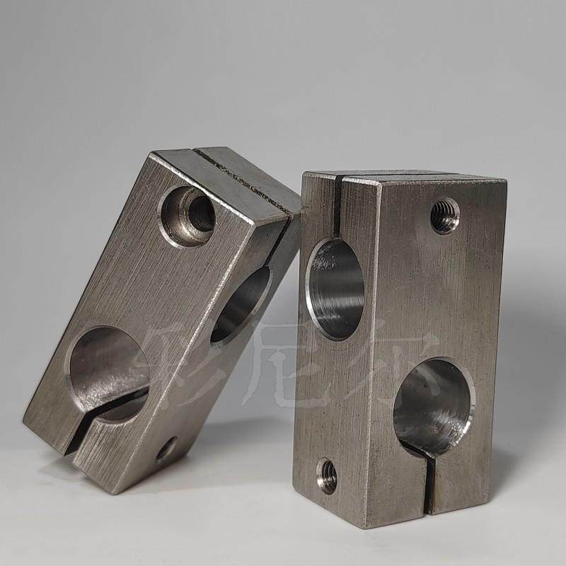 不锈钢十字型连接件光轴十字夹连接块锁紧固定块垂直固定夹交叉夹 - 图1