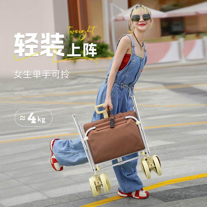 亚得赛买菜小拉车家用轻便折叠购物手推车户外lyd,淘宝优惠券,粉丝福利购,淘宝优惠卷