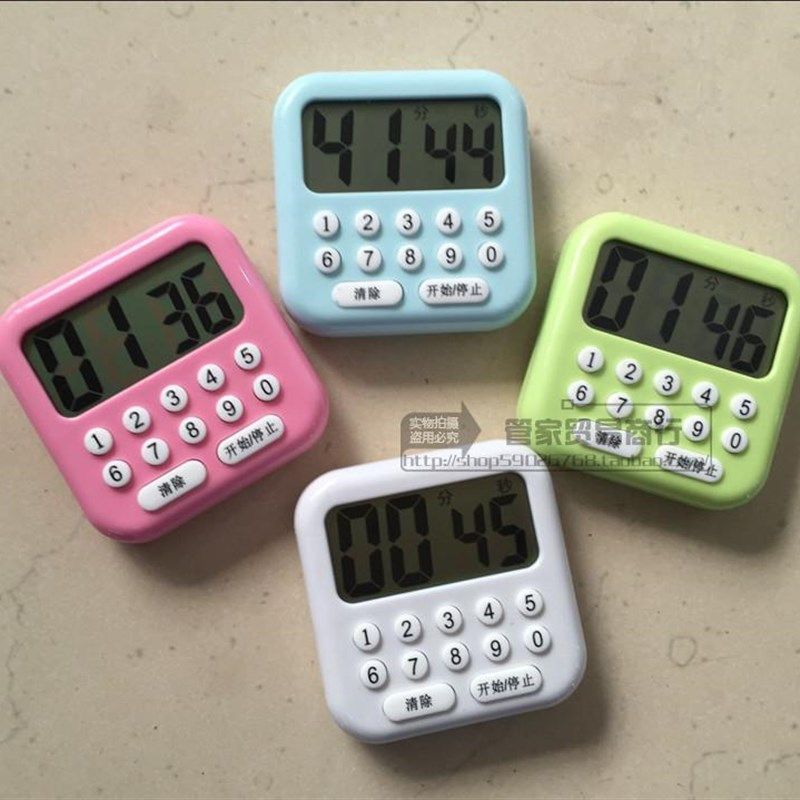 752大屏幕定时器厨房提醒器学生计时器数字按键快设置带记忆复位,淘宝优惠券,粉丝福利购,淘宝优惠卷