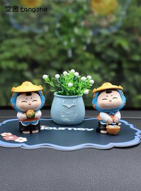 唐小圆创意家居装饰品可爱少女心办公室桌面小摆件泉州文创纪念品