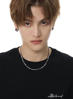 VOYAGE钛钢碎银男士项炼男生女生潮牌百搭锁骨炼美式嘻哈炼子配饰