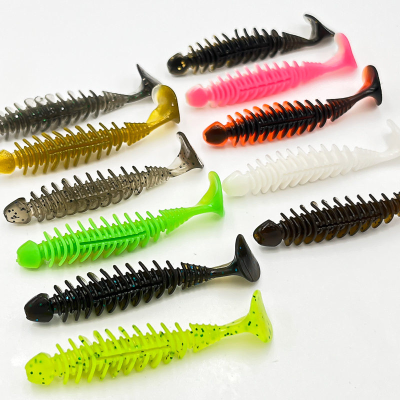 EVER WAVE浮水T尾反螺纹T尾软饵黑坑野钓路亚饵假饵鲈鱼鳜鱼假饵,淘宝优惠券,粉丝福利购,淘宝优惠卷