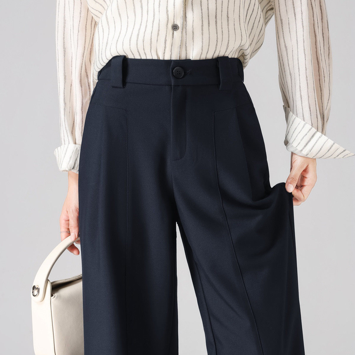 衣恋集团旗下LUKKEN2025新款弯刀裤阔腿休闲百搭显瘦保暖,淘宝优惠券,粉丝福利购,淘宝优惠卷