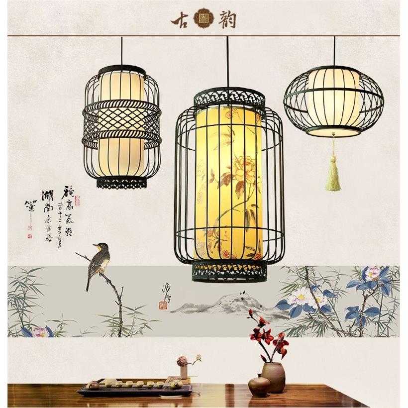 客房楼梯间鸟笼吊灯新中式铁艺英式会议室厂房学校浪漫仓库童装店 - 图2