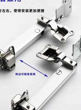 移衣柜折叠门无下轨上轨道吊轨滑轮铝合金推拉五金配件移门吊轮