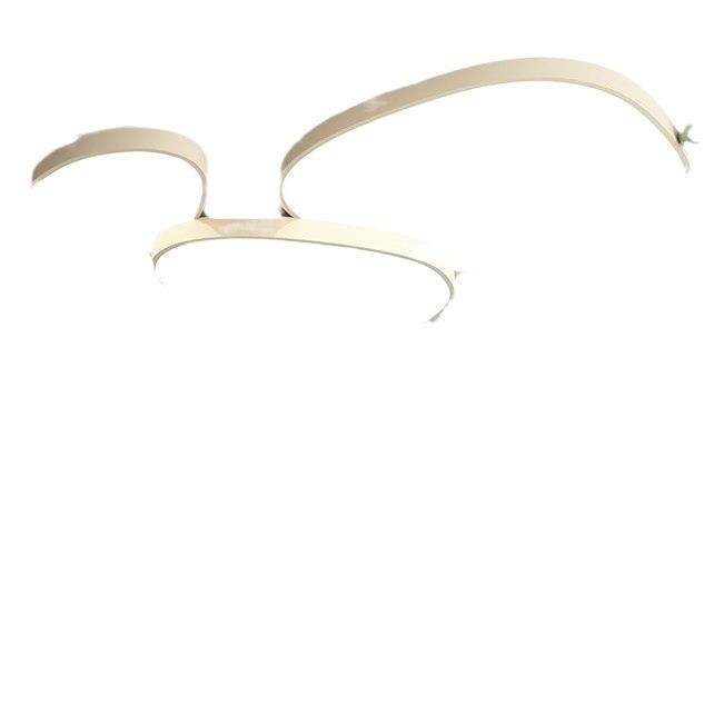 客厅吸顶灯简约现代大气家用房间卧室灯法式奶油风鹅卵石大厅主灯 - 图3