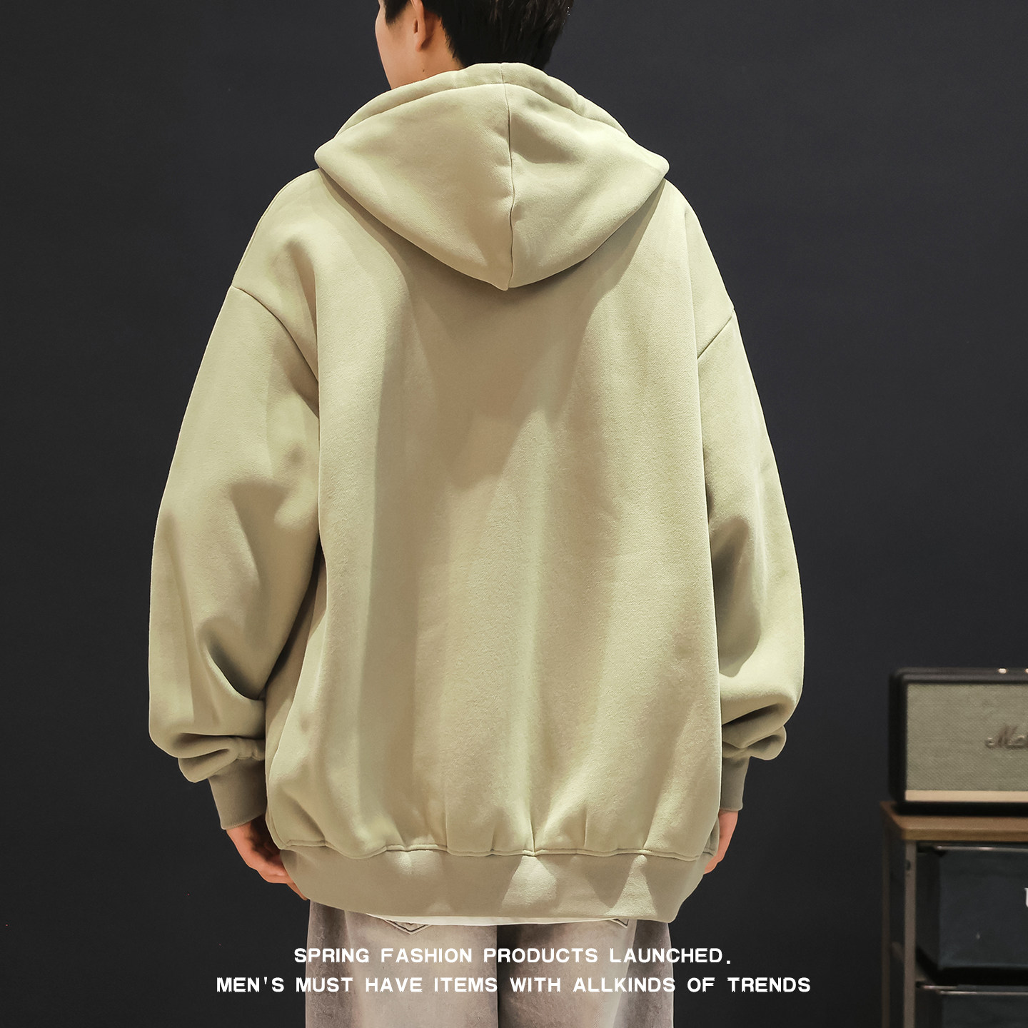 显瘦纯色男款ins休闲秋冬重磅保暖简约高级青少年加绒加厚棒球服,淘宝优惠券,粉丝福利购,淘宝优惠卷