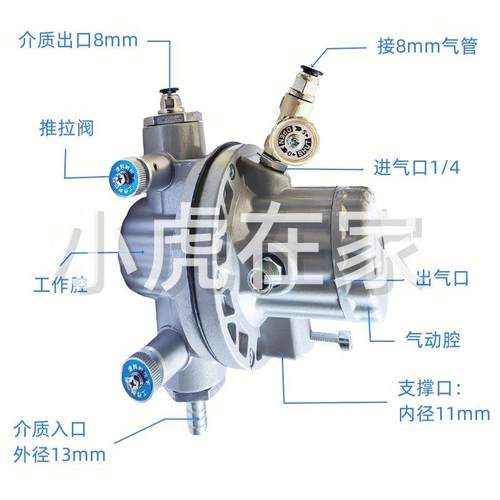 气动单向隔膜泵油墨泵水墨印刷机泵高宝油墨胶水泵纸箱机械配件 - 图3