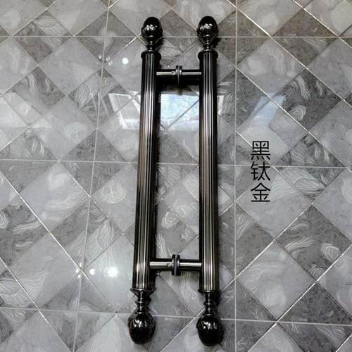 KTV包厢门拉手欧式不锈钢防火门酒店足浴木门铝合金玻璃门把手 - 图1