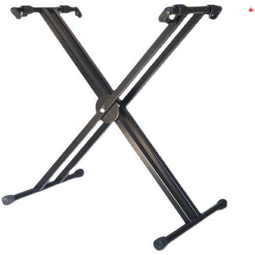 加厚二层电子琴钢琴X型琴架子折叠DJ电脑支架61 88键盘古筝沙画架 - 图3