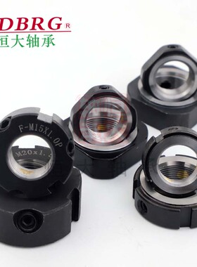 方形防松锁紧螺母螺帽M6M8M10M12*1/M15*1/M17 M20M25M30滚珠丝杆