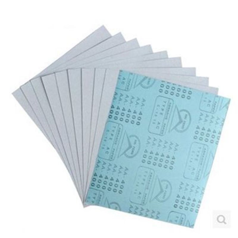 空研干磨砂纸木工沙纸打磨砂皮白干砂120 180 320 240目400 600号 - 图1