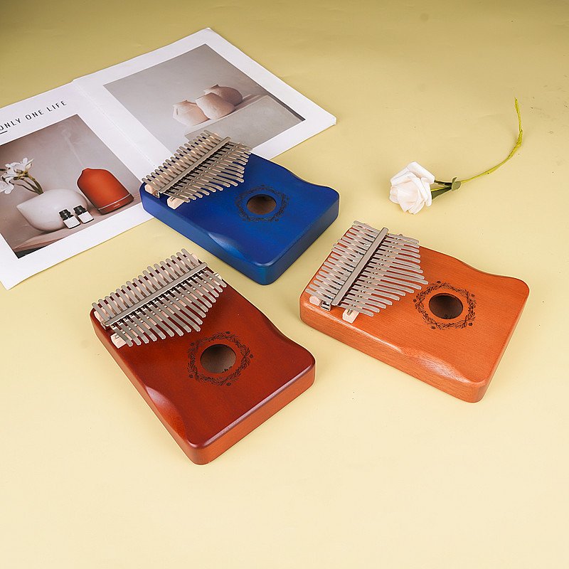 文笙21音拇指琴17音拇指琴 卡林巴琴专业级17音kalimba拇指琴乐器 - 图0