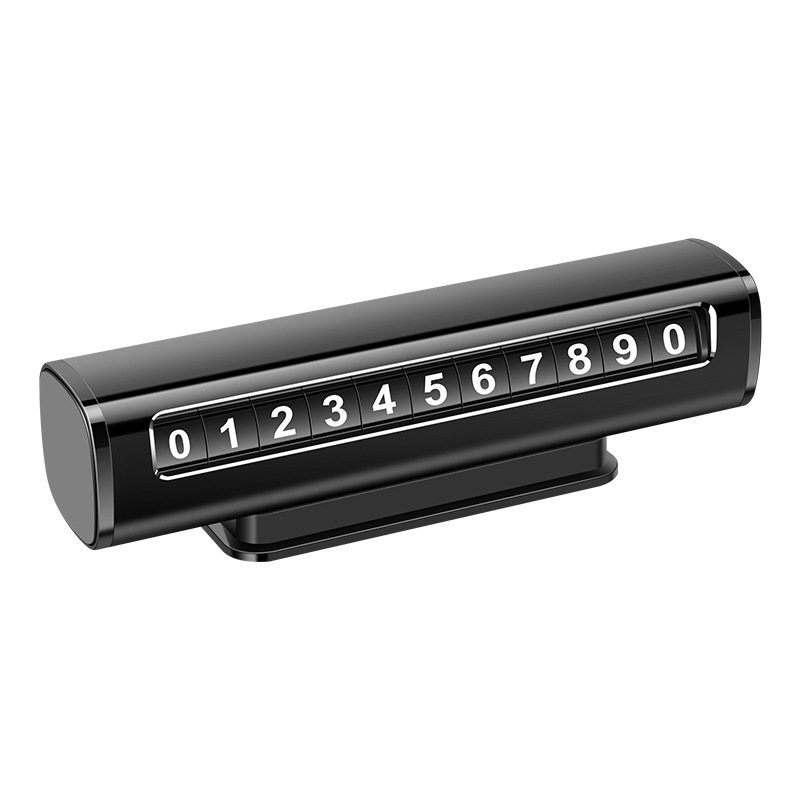 汽车临时停车号码牌金属滚轮式挪车电话牌滚动数字移车手机留号器 - 图3