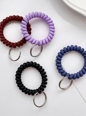 大号弹簧绳防丢弹力浴室桑拿更衣柜手环手牌电话线钥匙扣发圈挂牌