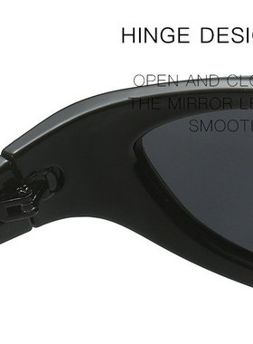 跨境新款Y2K千禧未来感偏光太阳镜 复古辣妹街头运动骑行墨镜