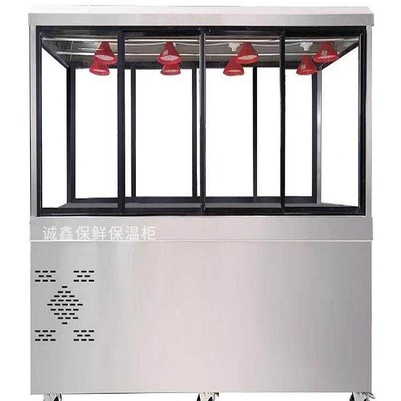 定制挂鸭柜熟食卤菜烧鸡凉菜保鲜展示保温冷藏冷柜北京烤鸭展示柜,淘宝优惠券,粉丝福利购,淘宝优惠卷