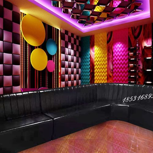 KTV包厢沙发定制组合酒吧转角卡座桌椅组合轰趴馆歌厅家庭影音室 - 图2