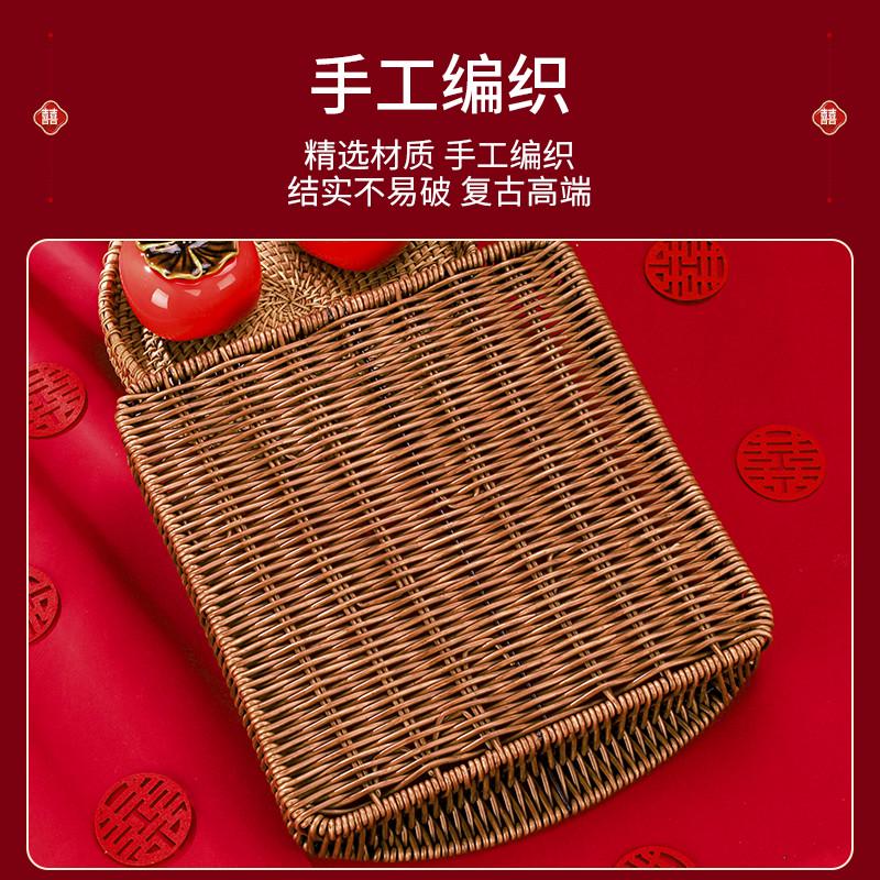 早生贵子篮子摆床干果模具压床摆件婚床订婚O婚房装饰结婚用品大 - 图1