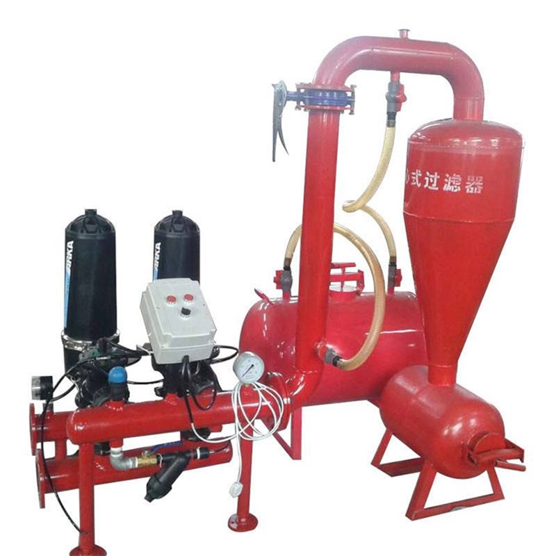 钢制离心过滤器钢制网式过滤器施肥罐砂石分离器微喷滴灌水肥一体 - 图2