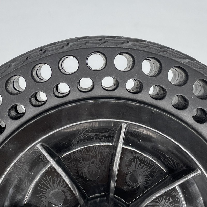 电动轮椅200x50前轮实心胎老年代步车6寸8寸手动轮椅免充气轮胎 - 图0