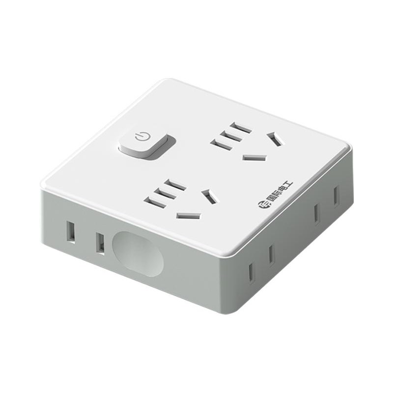 国际电工86型转换l插座无线面板一转多孔电源多功能扩展USB插线板 - 图3