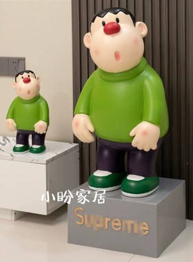 胖虎落地大摆件存钱罐客厅电视柜桌面摆件玄关酒柜装饰品潮玩摆件