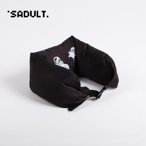 个性u形枕头护脖颈车用颈椎枕办公室午休午睡枕旅行飞机颗粒u型枕 - 图1