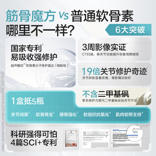 卫仕筋骨魔方犬用鲨鱼软骨素大狗狗用金毛关节舒硫酸软骨素关节葆 - 图0
