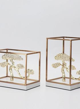 现代新中式创意禅意摆件家居客厅电视酒柜玄关装饰品样板房间摆设