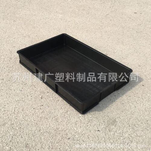 特大号防静电塑料方盘615*405*95mm 浅盘电子盘导电盘 防静电 - 图0
