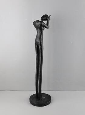 北欧创意抽象艺术人物雕塑树脂摆件客厅卧室玄关酒店软装家居饰品