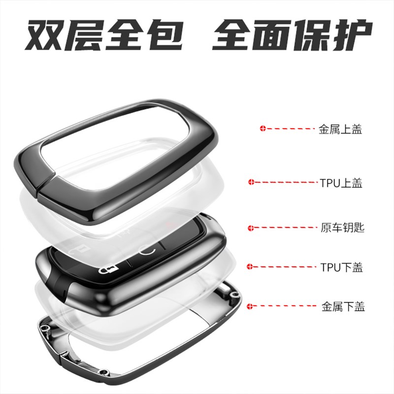 适用凯迪拉克钥e匙套CT6新XT4壳22款XT5 XT6 ATSL XTS扣CTS车SRX - 图2