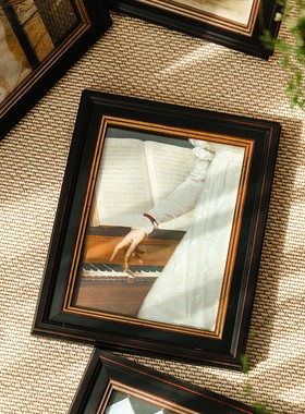 复古装饰画摆件高级感小众艺术摆台卧室客厅桌面小物件家居装饰品