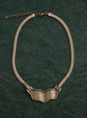 新款复古文艺微镶锆石项链