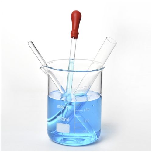 玻璃烧杯+酒精灯+石棉网+玻璃搅拌棒+试管化学实验加热套装工具 - 图0