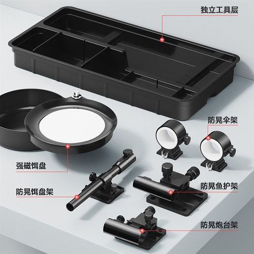 钓箱36升大容量超轻钓鱼坐箱多功能带升降脚野钓渔具箱 - 图0