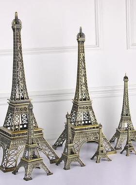 创意巴黎埃菲尔铁塔模型家居客厅酒柜生日毕业礼物玄关摆件装饰品