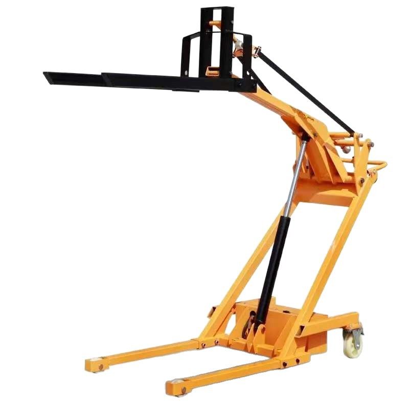 便携式电动曲臂叉车液压升降推车仓库物流托盘小型液压叉车工具,淘宝优惠券,粉丝福利购,淘宝优惠卷