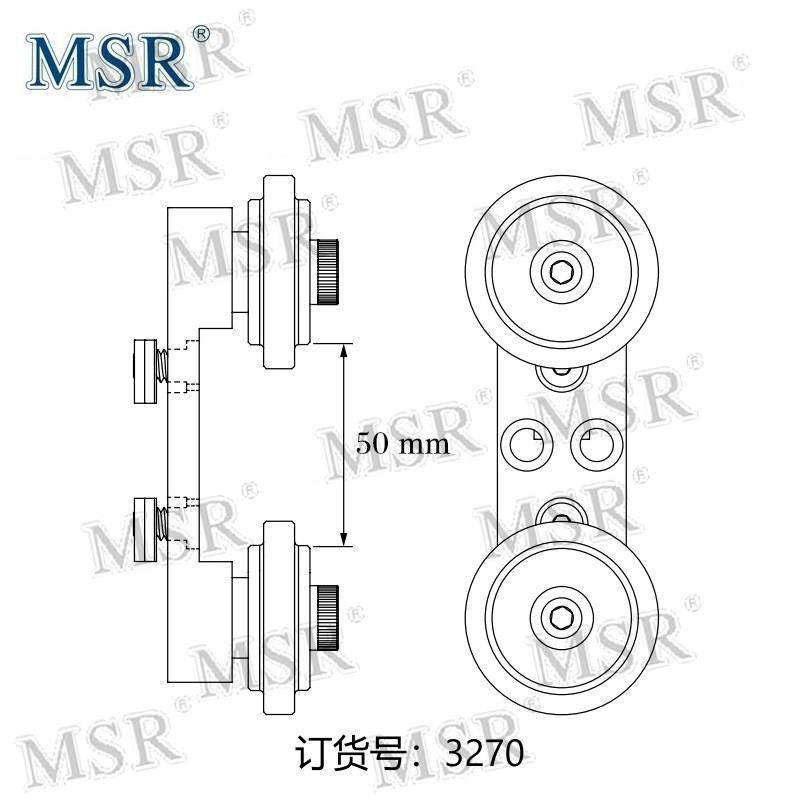 MSR铝型材配件铝型材DIY框架3D打印机移门抽屉滑轮组件移动导向轮,淘宝优惠券,粉丝福利购,淘宝优惠卷