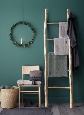 纯实木楼梯装饰摆件民宿家居软装橱窗影楼摄影道具室内爬梯架木梯