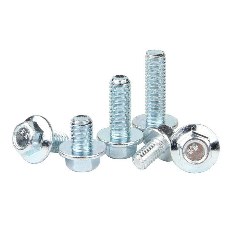 8.8级镀锌外六角法兰面螺栓紧固件带垫六角螺丝钉M4M5M6M8M10M12,淘宝优惠券,粉丝福利购,淘宝优惠卷