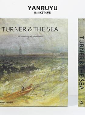 透纳 Turner and 海主题风景画绘画桌面书房英文抽象装饰摆饰真书